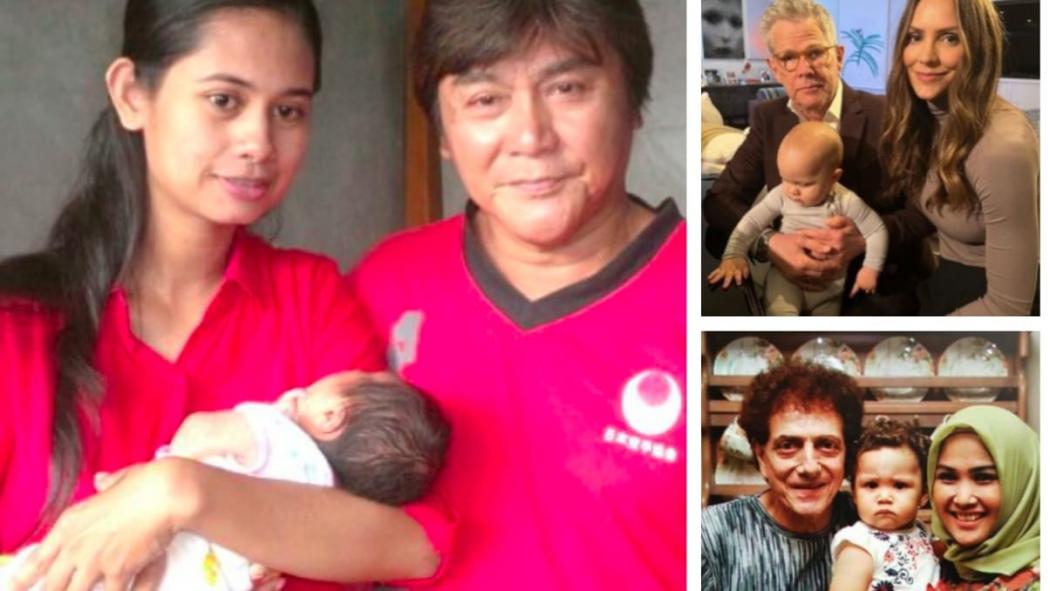 6 Artis Lawas Punya Anak di Usia Tua, Nomor 3 Beda Usianya hingga 71 Tahun 