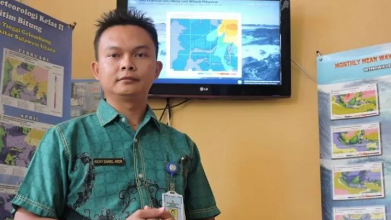 BMKG Sulut Keluarkan Peringatan Dini Gelombang Setinggi 2,5 Meter