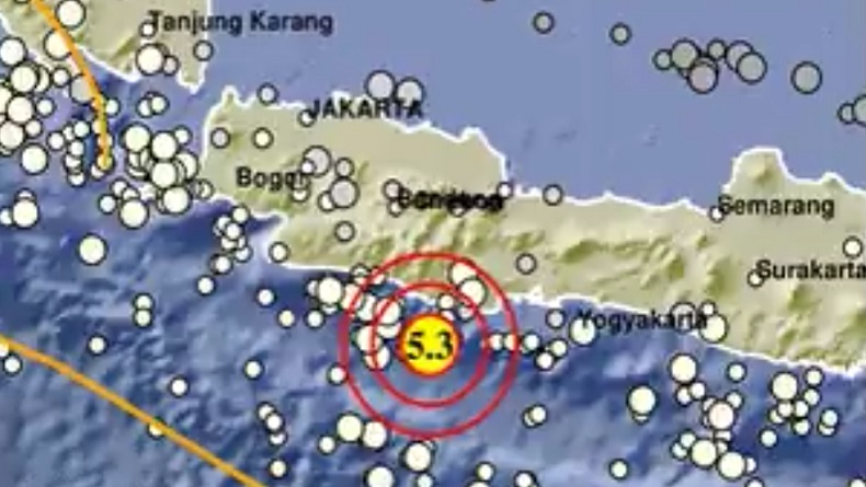 Gempa Bumi M5,3 Guncang Pangandaran Minggu Dini Hari, Tidak Berpotensi Tsunami