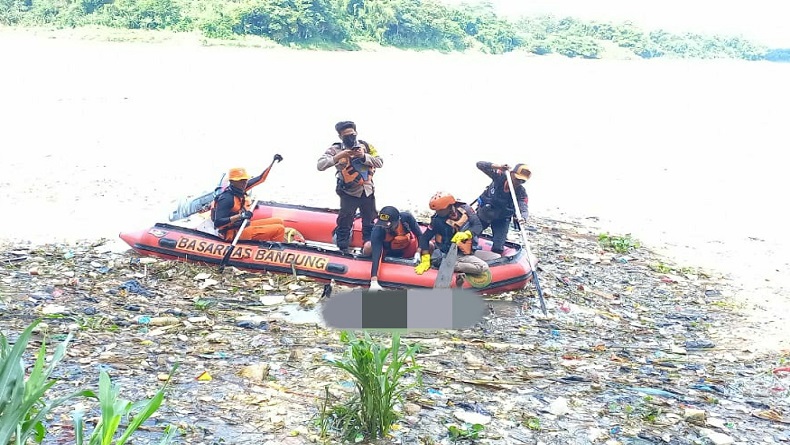 Jasad Pemancing Hilang Ditemukan di Sungai Citarum KBB Sejauh 2 Km dari Lokasi Tenggelam 