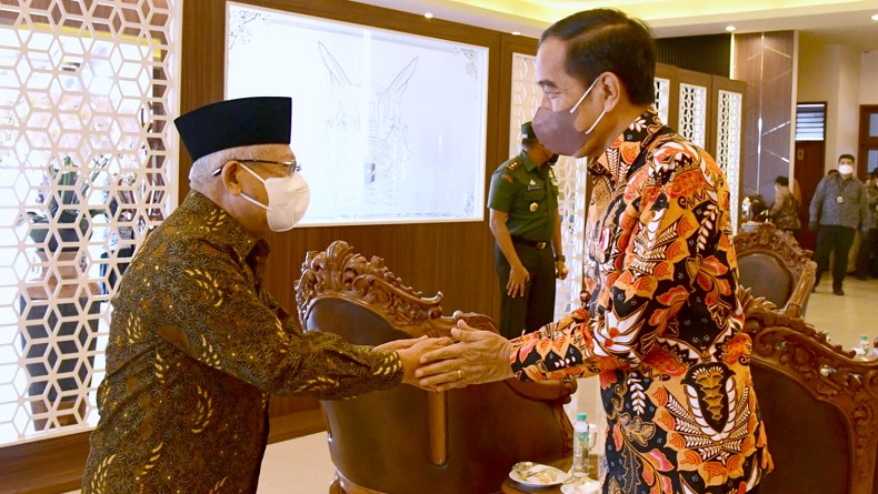 Bertemu Jokowi, Ma’ruf Amin Lapor Rencana Tinjau DOB Papua