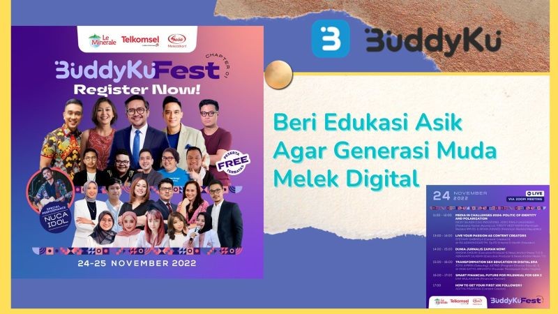 Semarak BuddyKu Fest, Generasi Muda Wajib Hadir!