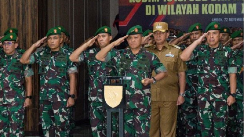 Maluku Ketambahan 2 Kodim Baru, Bermarkas di Seram Bagian Barat dan Morotai