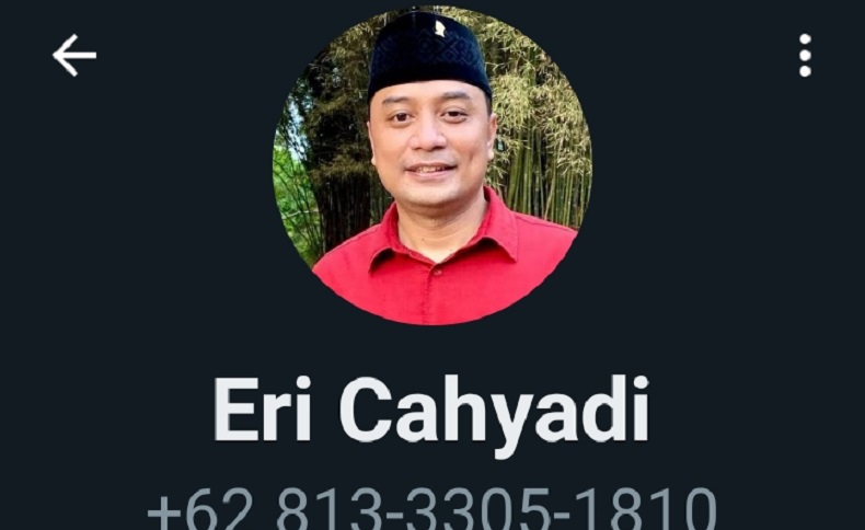 Nama Wali Kota Surabaya Eri Cahyadi Dicatut OTK untuk Menipu, Begini Modusnya