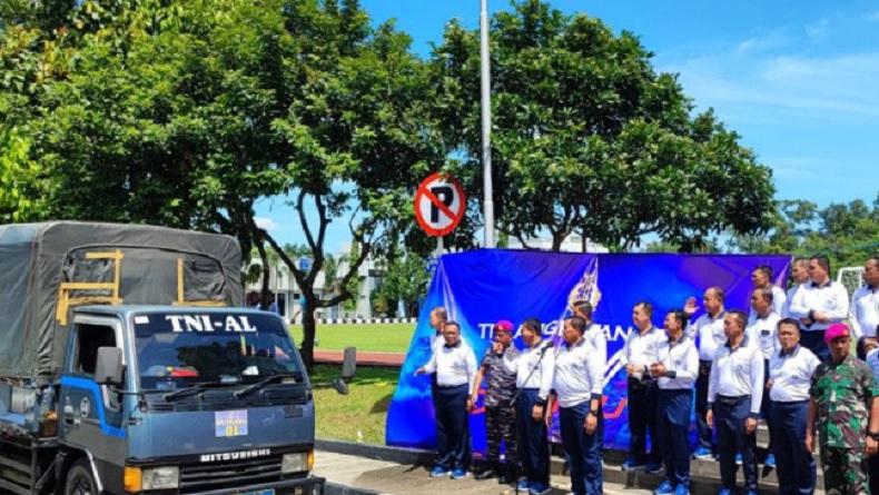 KSAL Kerahkan 400 Prajurit Marinir Untuk Pencarian dan Evakuasi Korban Gempa Cianjur