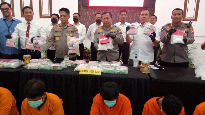 Bongkar Jaringan Narkoba Internasional, Polrestabes Surabaya Sita 36 Kg Sabu