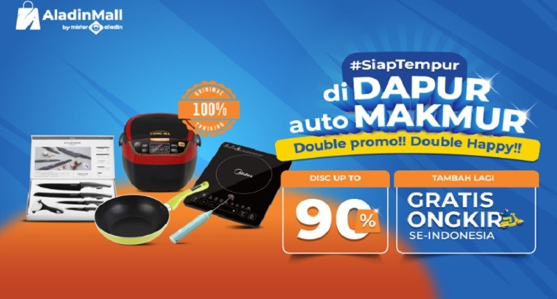 Masak Jadi Super Hemat kalau Perabotan Dapurnya Diskon s.d 90%! Buruan Ambil Promonya di Sini