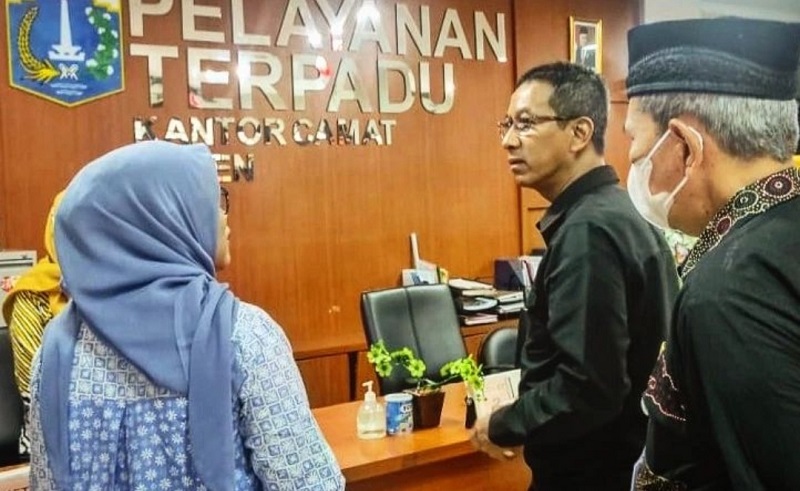 Pj Gubernur DKI Heru Budi Sidak Kantor Kecamatan Senen, Minta Utamakan Kepuasan Masyarakat