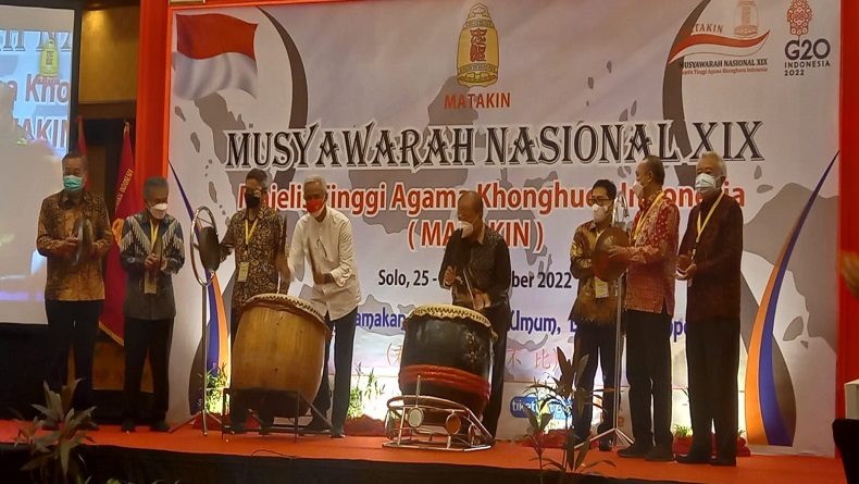 Buka Munas MATAKIN di Solo, Ini Pesan Gubernur Ganjar Pranowo