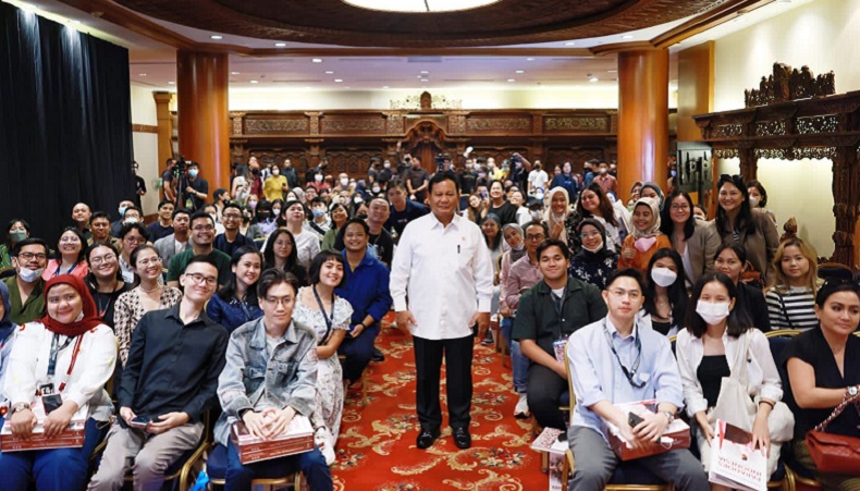 Hari Guru, Prabowo Ingatkan Ajaran Nilai Kepemimpinan Ki Hadjar Dewantara di IdeaFest : Lead by Example