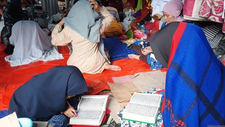 Trauma Healing, Anak-anak Korban Gempa Cianjur Belajar Alquran