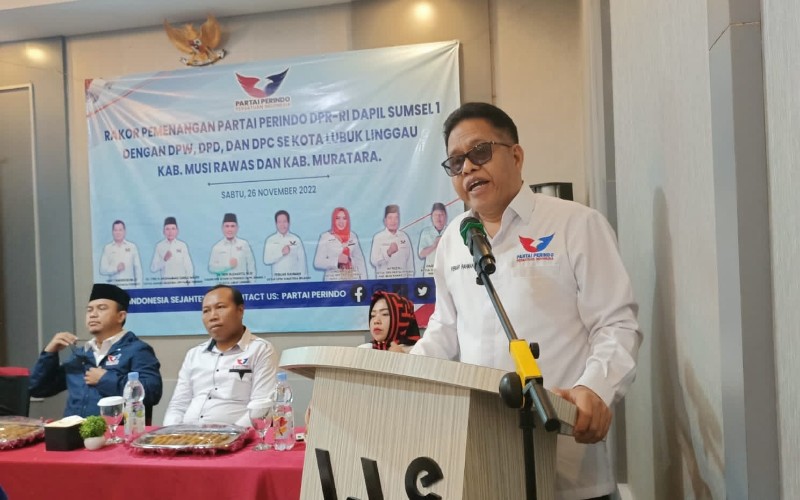 Gelar Rakor di Muba, Partai Perindo Targetkan Raih Kursi DPR Dapil Sumsel
