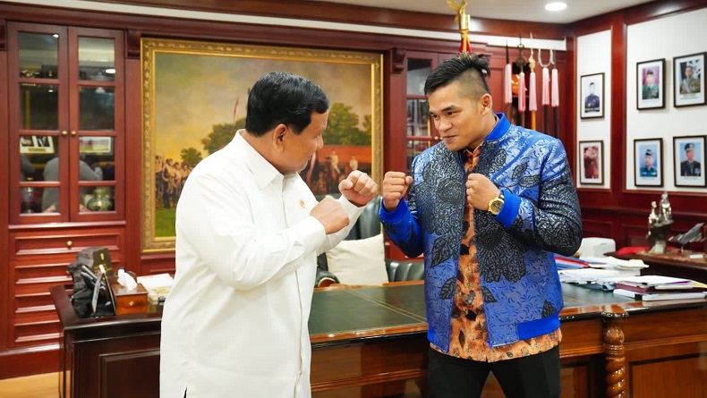 Prabowo Doakan Jeka Saragih: Berikan yang Terbaik untuk Bangsa Indonesia