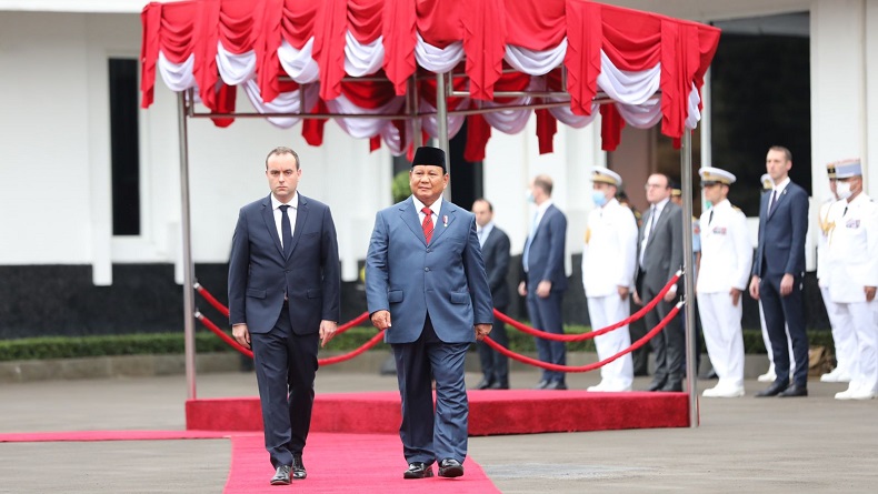 Prabowo Bertemu Menhan Prancis, Dorong Kerja Sama Pendidikan di Sektor Pertahanan