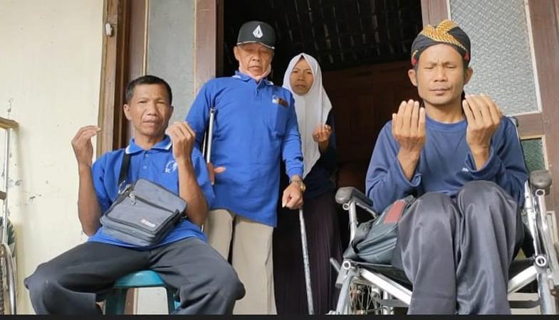  Komunitas Difabel di Boyolali Doa Bersama dan Galang Donasi untuk Korban Gempa Cianjur