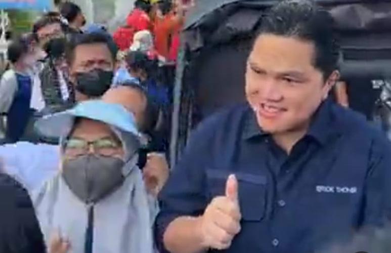 Gladi Ngunduh Mantu Kaesang-Erina di Solo, Erick Thohir Semringah Naik Kereta Kencana