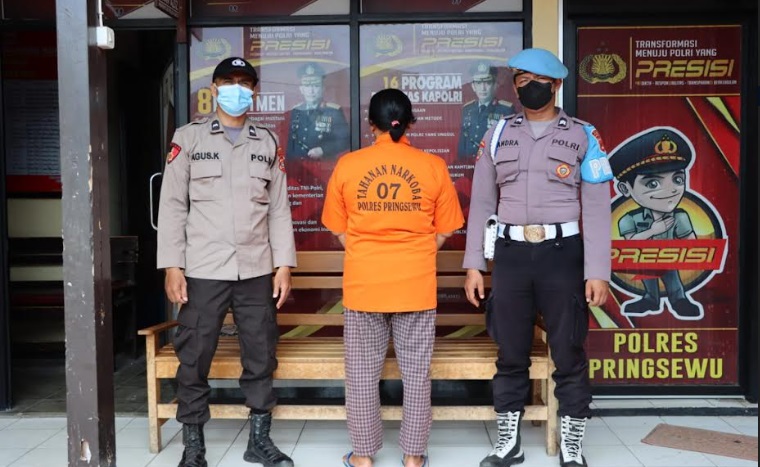 Jadi Kurir Narkoba, Ibu Rumah Tangga di Pringsewu Ditangkap Polisi