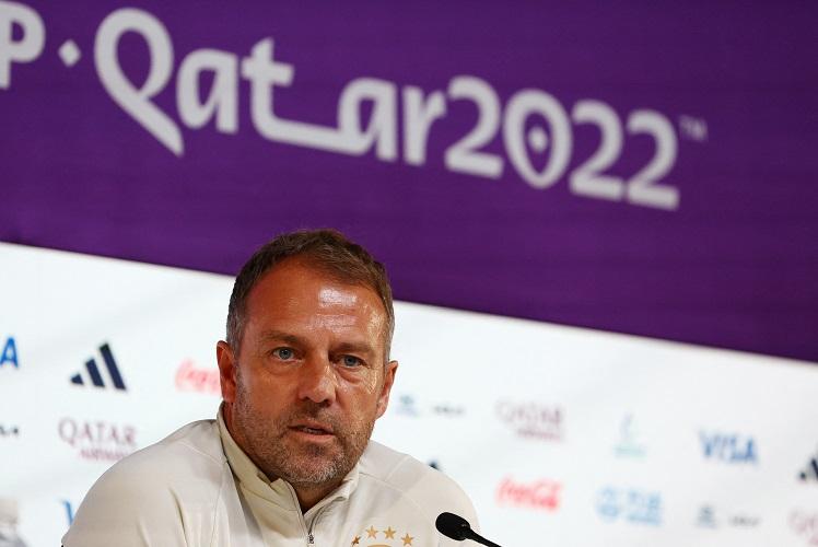 Spanyol Vs Jerman di Piala Dunia 2022, Hansi Flick Larang Anak Asuh Hadiri Konferensi Pers