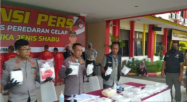 Polisi Gagalkan Peredaran 26,5 Kg Sabu Asal Malaysia