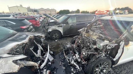 5 Mobil Dinas Rahasia Presiden Joe Biden Terbakar saat Diparkir di Bandara