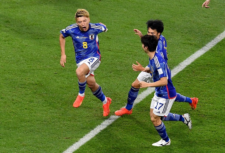 Jepang Hajar Spanyol, Ritsu Doan Cs Juara Grup dan Lolos Babak 16 Besar Piala Dunia 2022