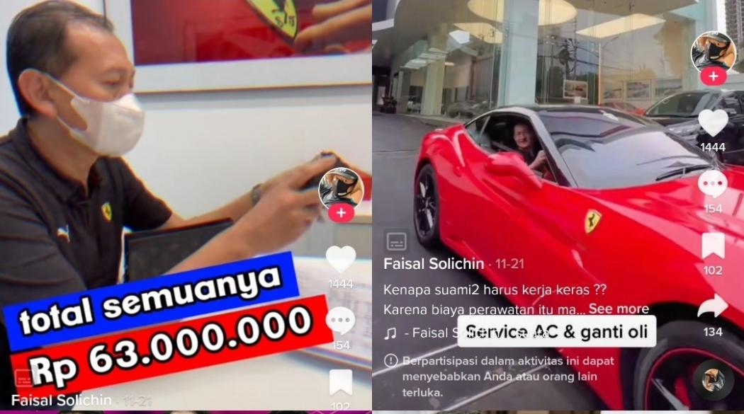 Viral Biaya Servis Ferrari Bikin Netizen Bengong, Lebih Mahal dari Ongkos Naik Haji