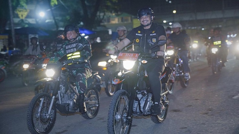 Kendarai Motor, Bobby Nasution Ikut Patroli Malam Antisipasi Tawuran Geng Motor