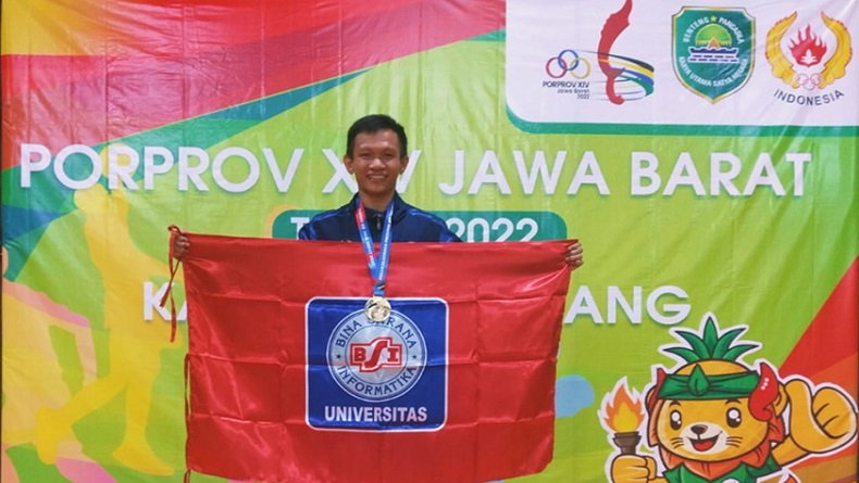 Atlet Universitas BSI Borong Medali di Porprov XIV Jabar 2022