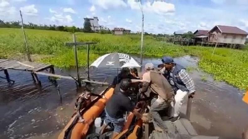 Mantan Kapolsek di Palangka Raya Meninggal di Pondok, Sempat Jatuh di Rawa