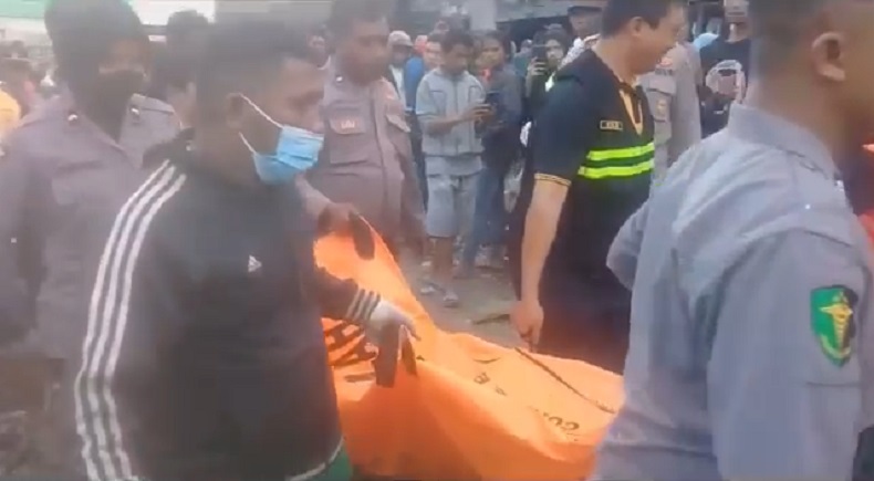 Selidiki Penyebab Kebakaran di Lorong Tahu, Polresta Ambon Pasang Garis Polisi
