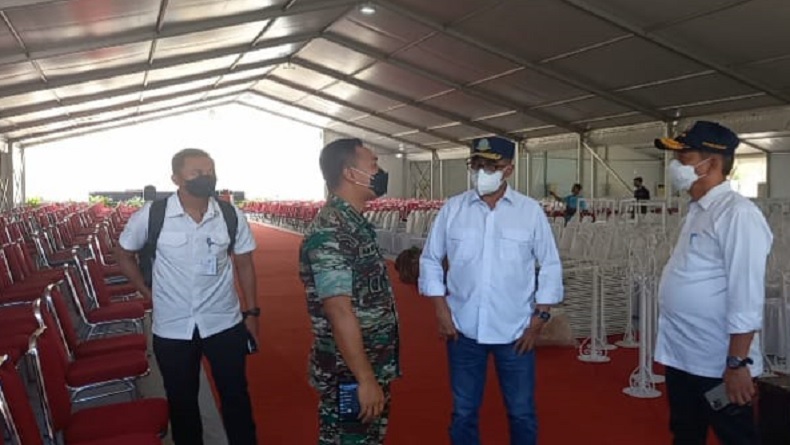 Menhub Budi Karya Cek Lokasi Resepsi Pernikahan Kaesang-Erina di Pura Mangkunegaran 