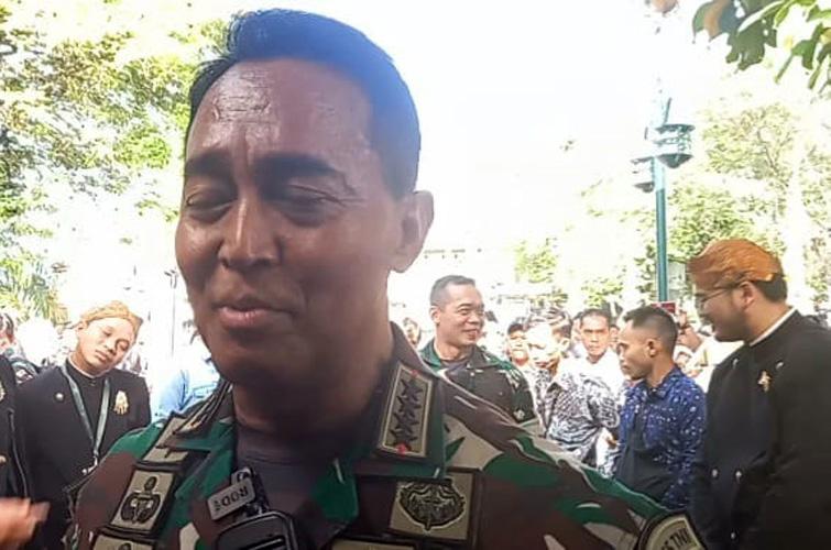 Panglima TNI Jenderal Andika Perkasa Doakan Kaesang-Erina agar Langgeng Selamanya