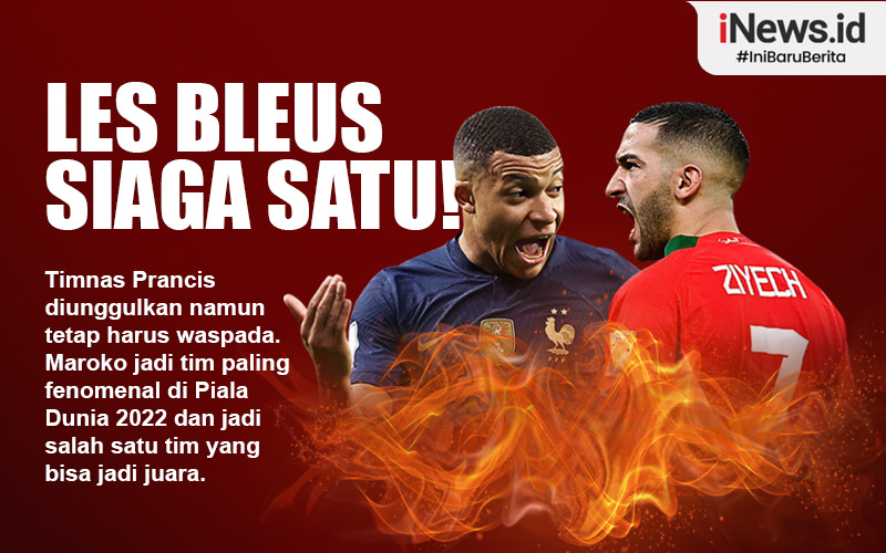 Jadwal Semifinal Piala Dunia 2022 Dini Hari Nanti: Prancis Vs Maroko