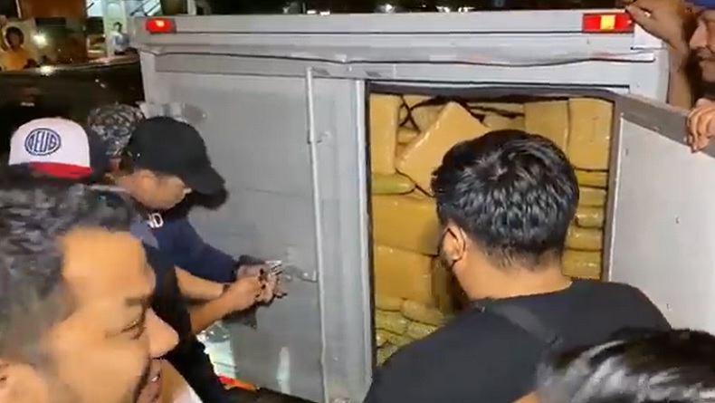 Polrestabes Medan Gagalkan Pengiriman Ganja 1 Ton ke Jakarta, Barang Diangkut Mobil Boks