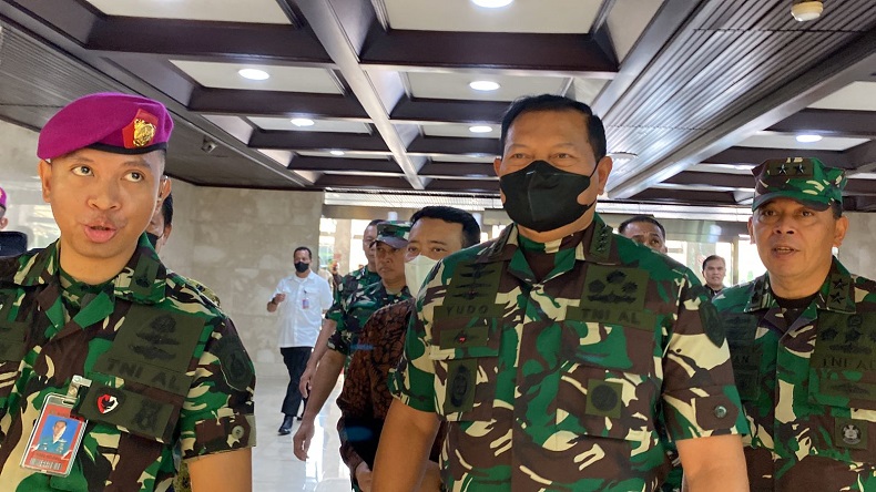 Tampak Semringah, Laksamana Yudo Margono Tiba di DPR untuk Disahkan Jadi Panglima TNI