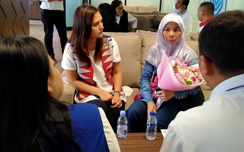 Tiba di Indonesia, PMI Korban Kekerasan Majikan di Malaysia Dijemput Kartini Partai Perindo