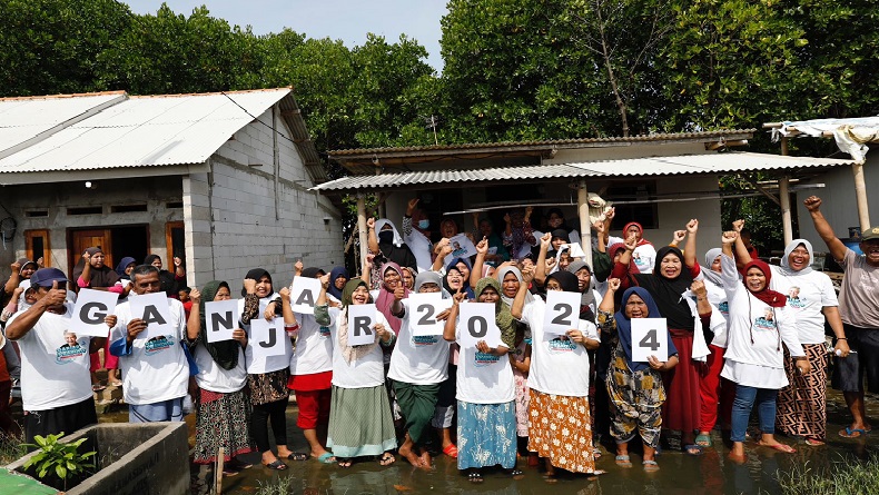 Nelayan Pesisir Muara Gembong Bekasi Dukung Ganjar Jadi Presiden 2024