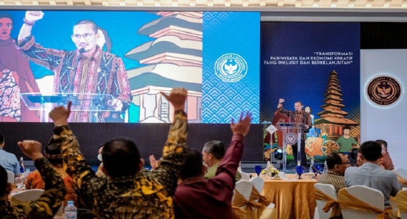 Rakornas Parekraf 2022, Sandiaga Uno Fokus Upaya Percepatan Program Strategis 2023