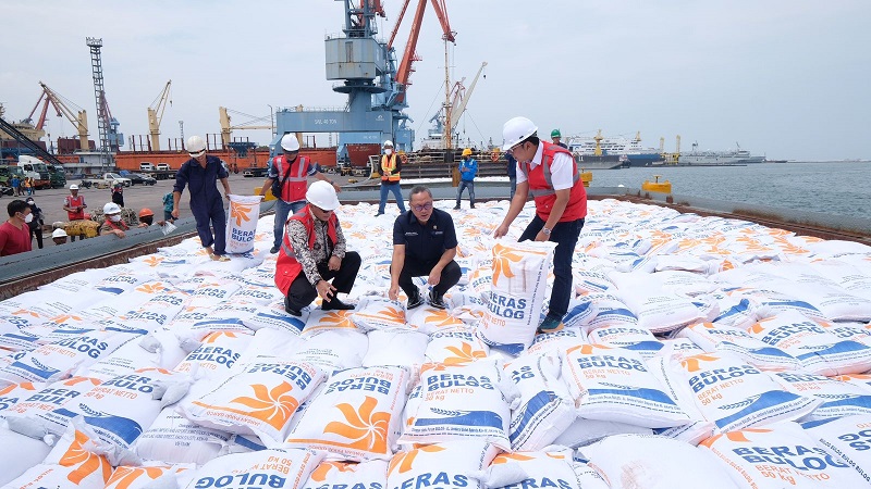 Bulog dan Badan Pangan Nasional Pastikan Impor Tak Ganggu Beras Petani