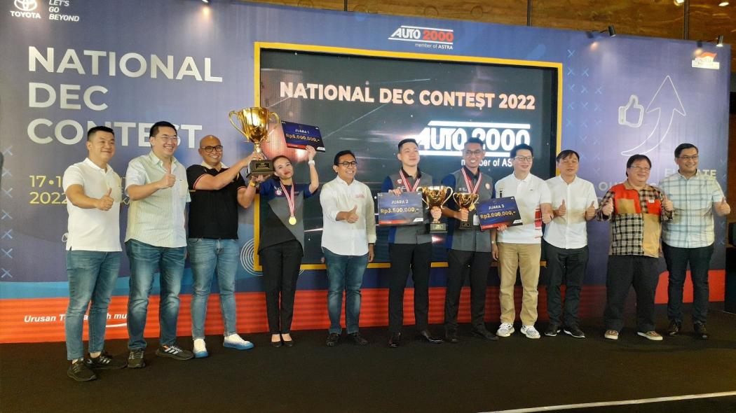 Kontes DEC 2022 Digelar, Sales Mobil Bersaing Perebutkan Trofi Terbaik