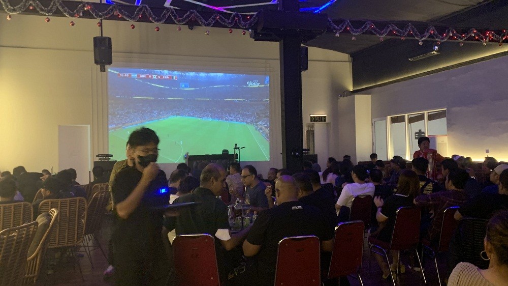 Nobar Piala Dunia 2022 Pemuda Perindo, Begini Antusiasme Peserta