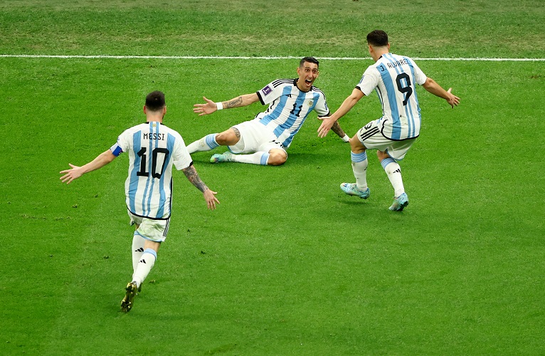 Serangan Balik Cepat, Di Maria Bikin Argentina Menjauh 2-0 dari Prancis