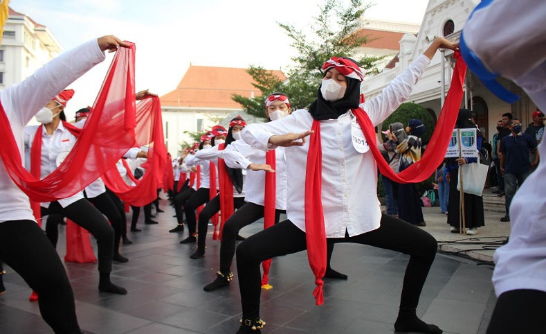 Tari Remo Jadi Ekstrakurikuler Wajib untuk Pelajar SD dan SMP di Surabaya