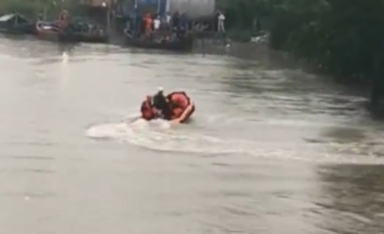 Asyik Berenang di Sungai Deli, Bocah 11 Tahun Hanyut Tenggelam