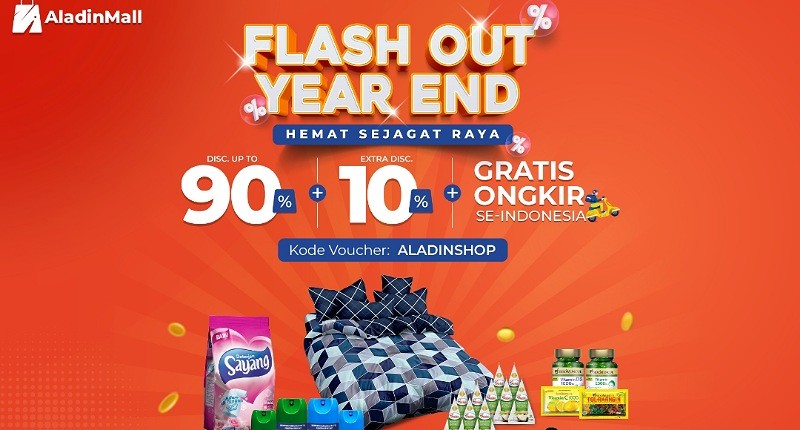 Clearance Sale Super Duper Murah Terdahsyat Hadir di AladinMall! Dapatkan Diskon s.d 90% + Ekstra 10%