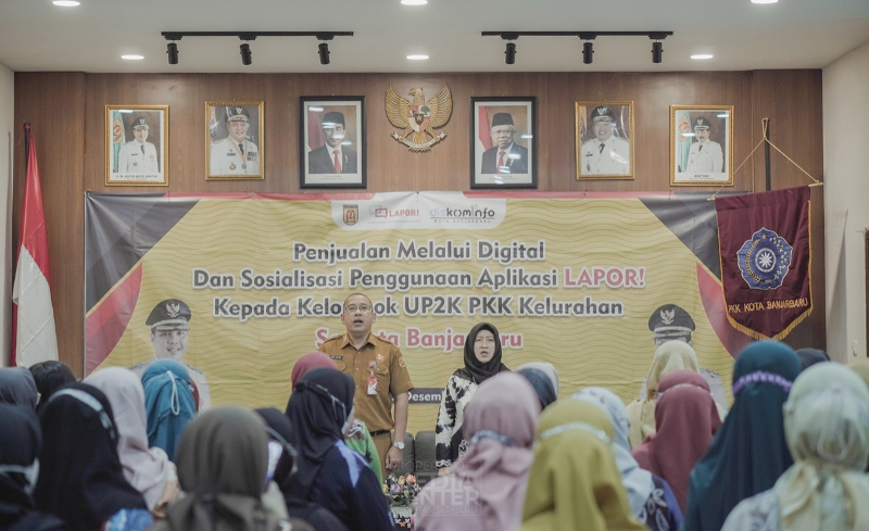 Tingkatkan Pelayanan Publik, Diskominfo Banjarbaru Sosialisasikan Aplikasi LAPOR! 
