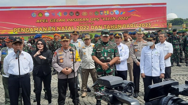 TNI Polri Amankan Nataru, Laksamana Yudo: Harus Tegas tapi Humanis ke Masyarakat
