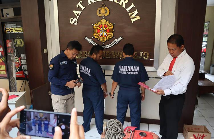 2 Pencuri Spesialis Mesin Traktor Ditangkap, Beraksi di 18 Lokasi