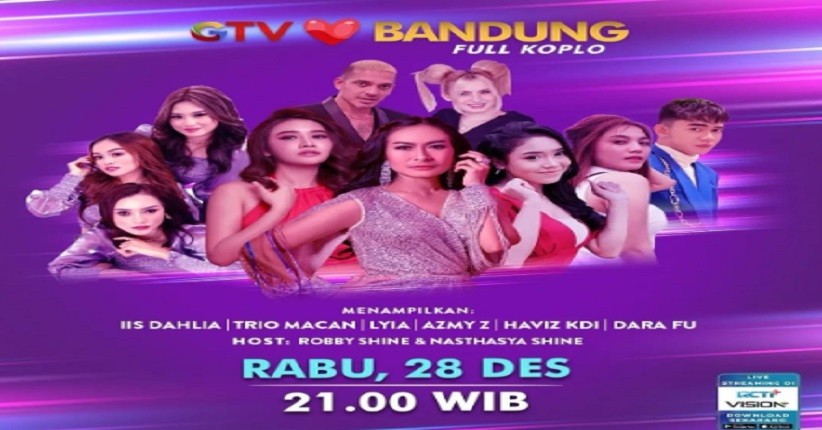 Siap Digoyang! Iis Dahlia, Trio Macan hingga Lyia Akan Ramaikan Panggung Konser GTV Love Bandung Full Koplo