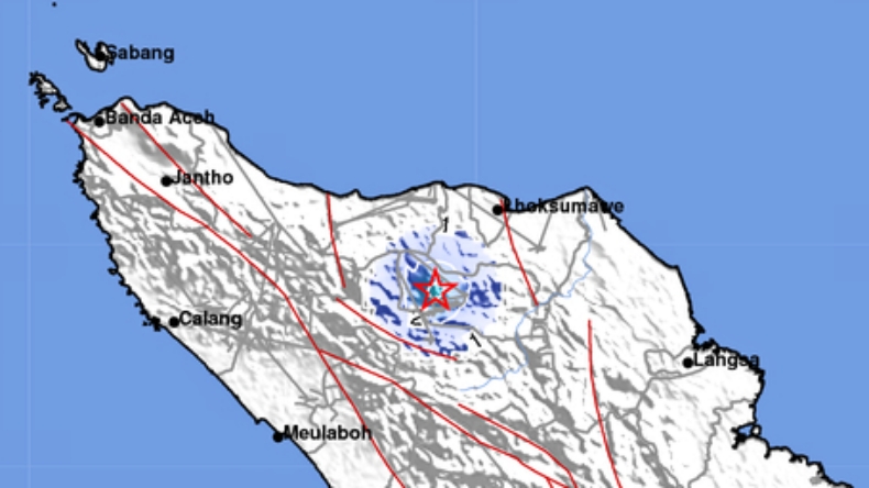 Gempa Terkini Magnitudo 3,7 Guncang Bener Meriah Aceh